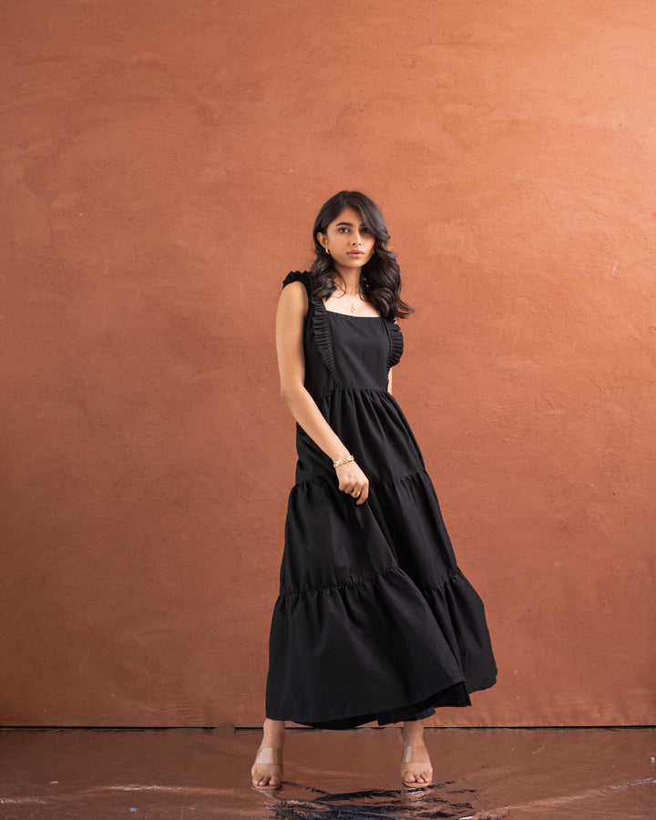 Dusk dress - Black maxi Dress