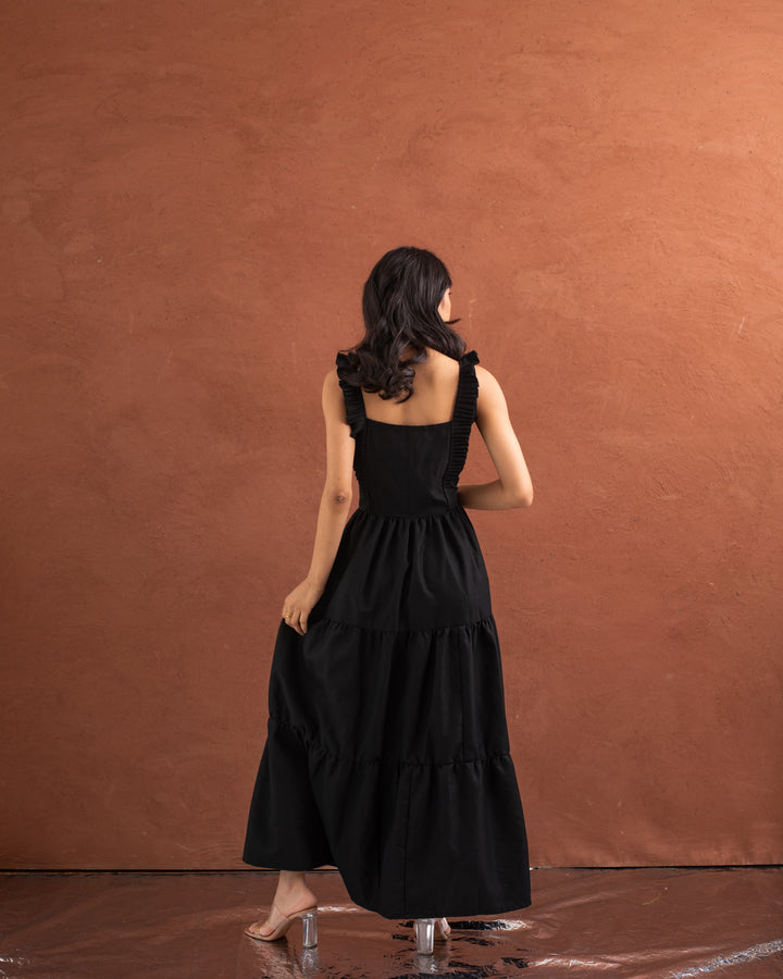 Dusk dress - Black maxi Dress